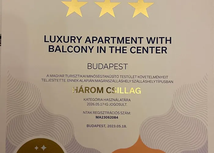 Luxury With Free Garage And Balcony In The Center * Budapest