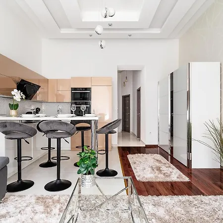 Luxury With Free Garage And Balcony In The Center ブダペスト
